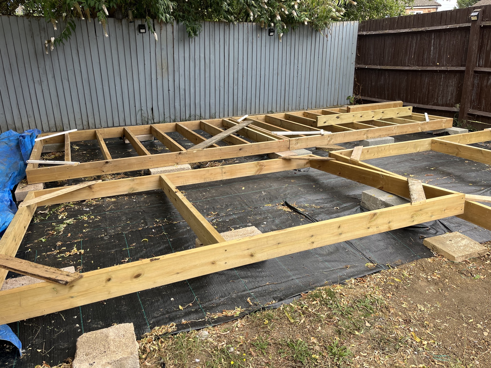 Studio - floor frame progress